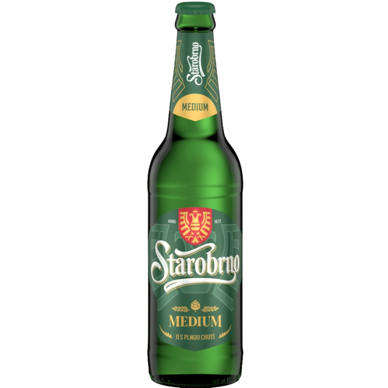 Starobrno Medium Helles Lagerbier 500ml Flasche Online Bestellen