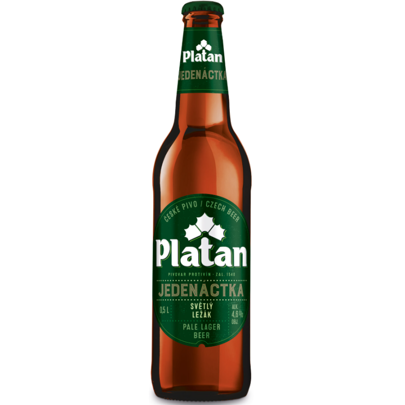 Platan11 Helles Lagerbier 500ml Flasche Online Bestellen