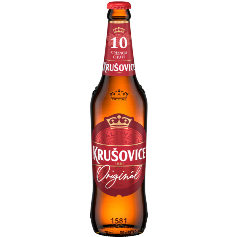 Krusovice 10 Helles Schankbier 500ml Flasche Online Bestellen