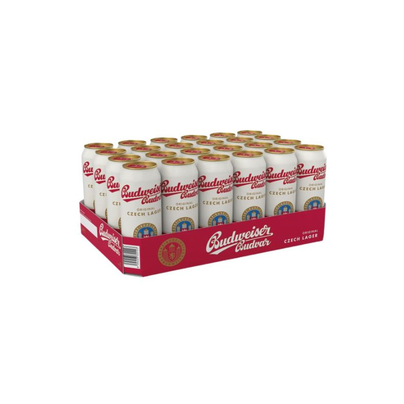 Budweiser Budvar 24x 500ml Dosen Palette