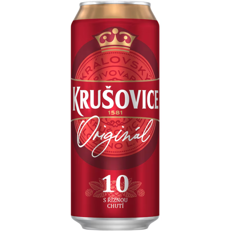 Krusovice 10 Helles Schankbier 500ml Dose Online Bestellen