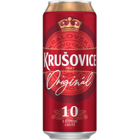 Krusovice 10 Helles Schankbier 500ml Dose Online Bestellen