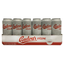 Budweiser Budvar Fassbier 24x 500ml Dosen Palette