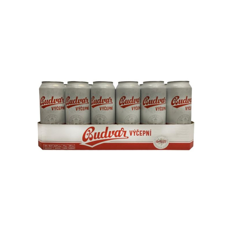 Budweiser Budvar Fassbier 24x 500ml Dosen Palette