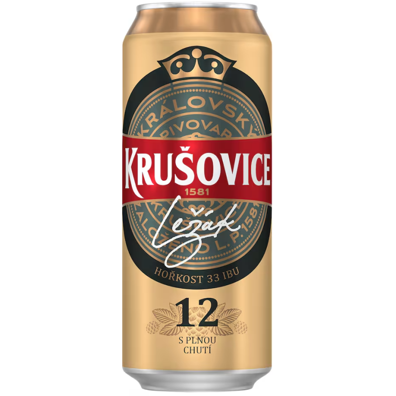 Krusovice 12 Helles Lagerbier 500ml Dose Online Bestellen