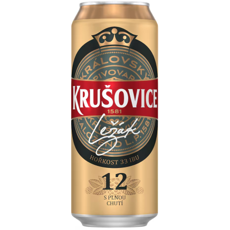 Krusovice 12 Helles Lagerbier 500ml Dose Online Bestellen