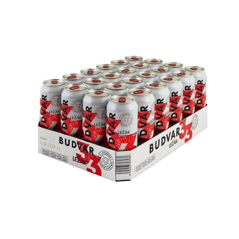Budweiser Budvar 33 24x 500ml Dosen Palette