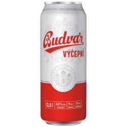 Budweiser Budvar Výčepní Helles Fassbier 500ml Dose