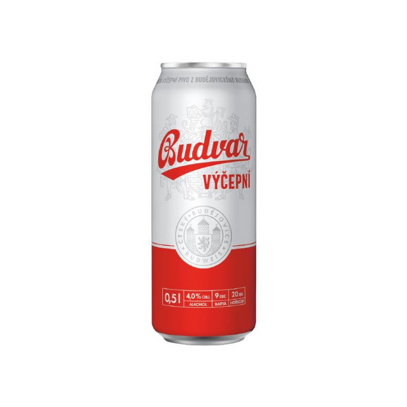 Budweiser Budvar Výčepní Helles Fassbier 500ml Dose