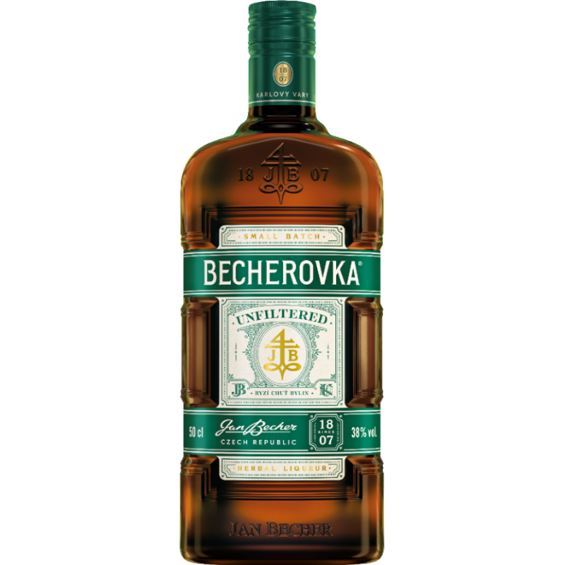 Becherovka Kräuterlikör Unfiltered 500ml Online Bestellen