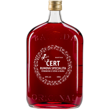 Bartida Čert Kirschlikör 1l Flasche Online Bestellen