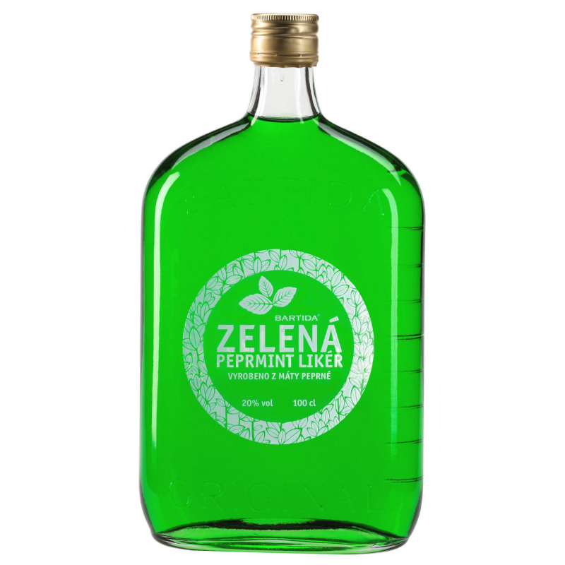 Bartida Zelená Pfefferminzlikör 1l Flasche Online Bestellen