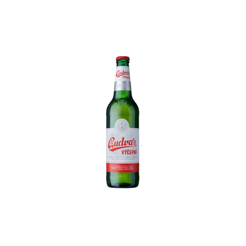 Budweiser Budvar Výčepní Helles Fassbier 500ml Flasche