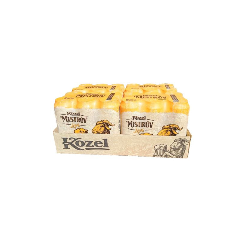 Velkopopovický Kozel Mistrův Helles Lager 24x 500ml Dosen Palette