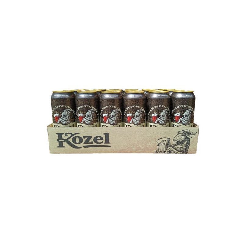 Velkopopovický Kozel Dunkel 24x 500ml Dosen Palette