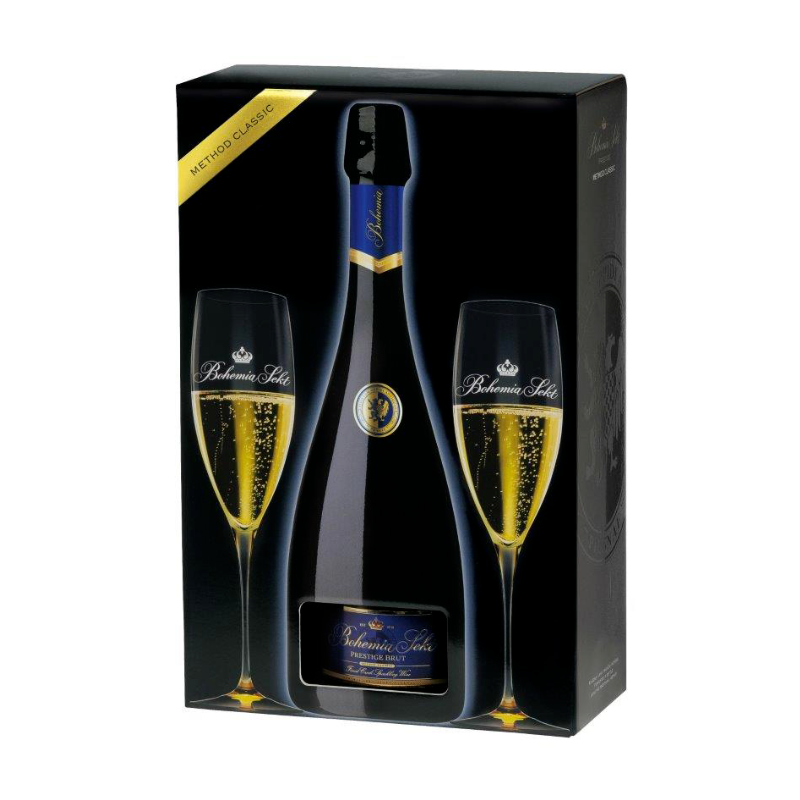 Bohemia Sekt Prestige Brut Geschenkset 750ml Online Bestellen