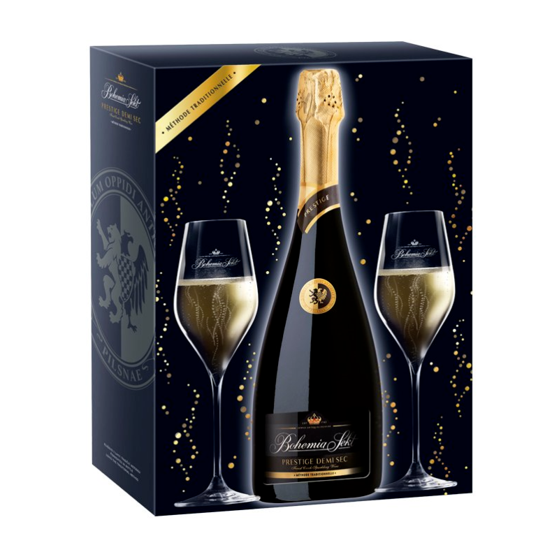 Bohemia Sekt Prestige Demi Sec 750ml Geschenkset Online Bestellen