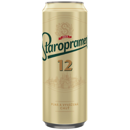 Staropramen 12 Helles Lagerbier 500ml Dose Online Bestellen