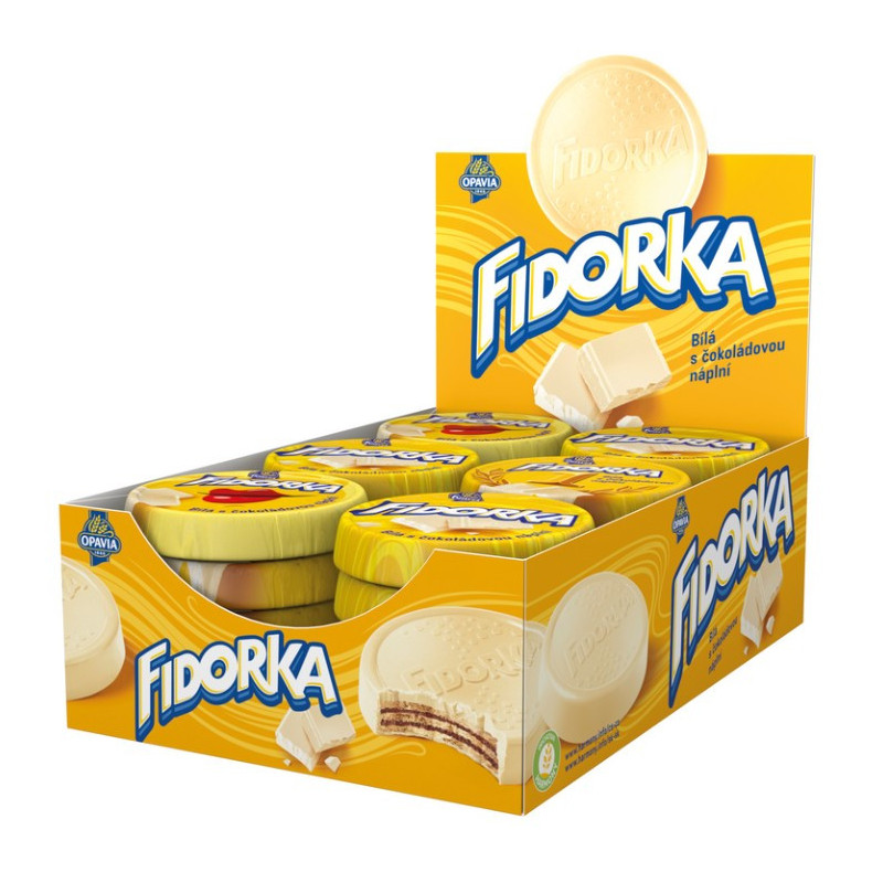 Fidorka Weisse Schokolade Tschechische Waffel Online Bestellen